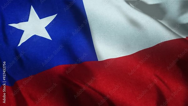 Chile Flag Animation, Chile Flag Waving, Flag Motion Graphics, Flag of Chile, Chile National Flag Animation Videos, 3D Chilean Flag Animation Videos For You