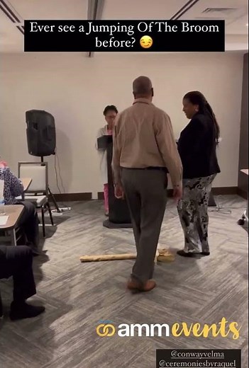 Jumping the Broom Unity Ceremony Demonstration by Wedding Officiant & AMM Minister Raquel Solomon