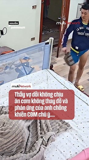 1.2M views · 1.8K reactions | Thấy vợ dỗi không chịu ăn cơm không thay đồ và phản ứng của anh chồng khiến CĐM chú ý #viral #MultiNetwork #reels | The Next Face Vietnam | Facebook