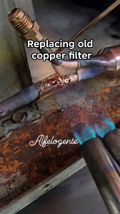 Brazing copper filter drier #refrigerationtech #fbllifestyle #bunosesearnings #everyone #brazing #hvactech | Alfe Logente