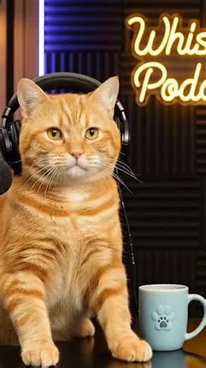 TheWhiskerPodcast on Instagram: "🐾🎙️ Just dropped a new episode of our Cat Podcast — where purrs meet podcasts! 🐱✨ Tune in for feline facts, funny stories, and all the cozy cat chaos you didn’t know you needed. 🧶☕️ #CatPodcast #CatsOfInstagram #PodcastLife #FelineFriends #PurrfectVibes #CatLovers #MeowMonday #PetPodcast #WhiskerTalks #PawsAndReflect"