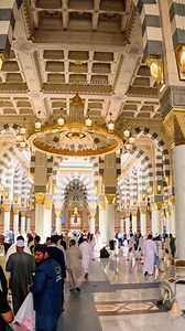 18K views · 3.4K reactions | Masjid Nabawi Inside #madina #masjidnabawi #inside #mosque | Travel Escapes | Facebook