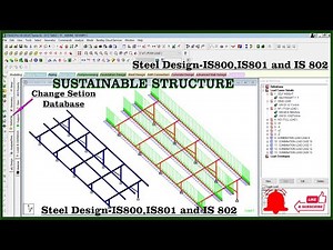 #How to change Materials in Staad Pro #Analysis solar structure design with staad pro Calculation