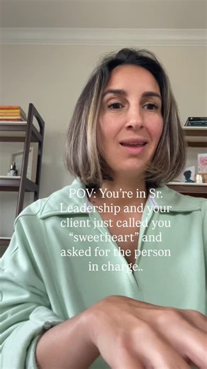 Executive Influence Mentor | I was a young female VP in an industry full of men and I can’t tell you how many times I was called “sweetheart” “honey” “can I talk to the... | Instagram