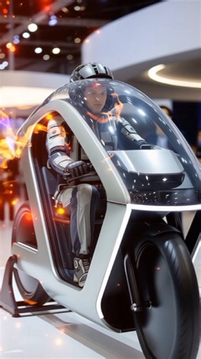 Motor Futuristik di Pameran Teknologi – Desain Mewah yang Bikin Kagum! #shorts