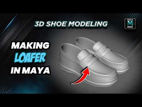 Modeling Luxury AERO Loafers in Maya 2024 | Full Tutorial 👞🔥