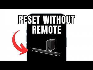 How To Reset LG Soundbar Without Remote (Full Guide)