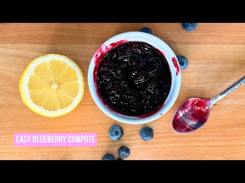 How to Make Blueberry Compote | Quick & Easy 10-Minute Recipe