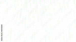 Lightning Strikes and Rain Falling 4K. Stunning Lightning In Storm and Clouds with Rain. 3D Seamless Loop Animation footage.