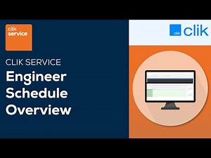 Engineer Schedule Overview | Clik Service