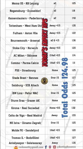 Betting Expert: Check out today's accurate football predictions!🔥 #bettingexpert #football #toptips