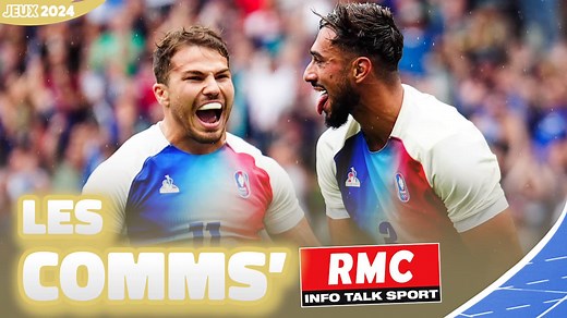 JO 2024 / Rugby à 7 (finale H) : Le replay RMC, les Bleus champions olympiques face au Fidji (28-7)