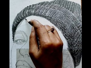 How to draw woolen texture with pencil / How do you make wool texture?