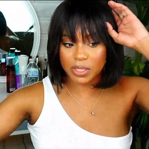 Watch short bob wigs human hair on Amazon Live