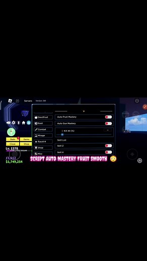 Script Auto Mastery for Blox Fruits: Fast Mastery Farming