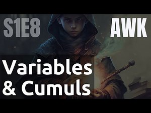 SCRIPTS - 1.8 AWK : variables & cumuls