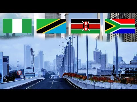 Top 10 beautiful modern African city skylines 2022 (skyscrapers) Nairobi | Dar Es Salaam | Lagos