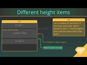 How to make items list in Construct 3