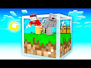 24 STUNDEN IN RIESEN WÜRFEL ÜBERLEBEN in Minecraft!