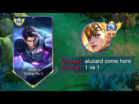 THIS OP META FREYA UNDERESTIMATE MY ALUCARD SO I DID THIS.... - Mobile Legends