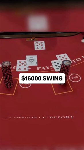 OGC on Instagram: "Dalt is playing two hands when the table immediately heats up. One hand comes out as pocket 8s against a dealer 7, the other starts clean, but all eyes are on the split. He presses it early, doubles one side, keeps building the other, and suddenly there’s real money riding on every card. Then the dealer finishes the hand and it all resolves at once. One flip, one draw, and the dealer busts. After all the chaos, the table finally gives it back."