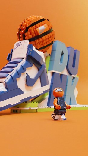 LEGO on Instagram: "Calling all ballers and hoopers - wanna play? 🤜 🤛 The @nike Dunk x LEGO® Set collab is ready for the jump. Pre-orders are open now. Link in bio! #LEGO #Nike"