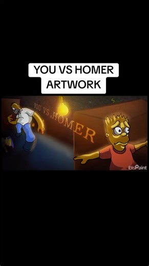 YOU VS HOMER ROBLOX ARTWORK SPEEDPAINT #speedpaint #fyp #roblox #youvshomer #robloxfyp
