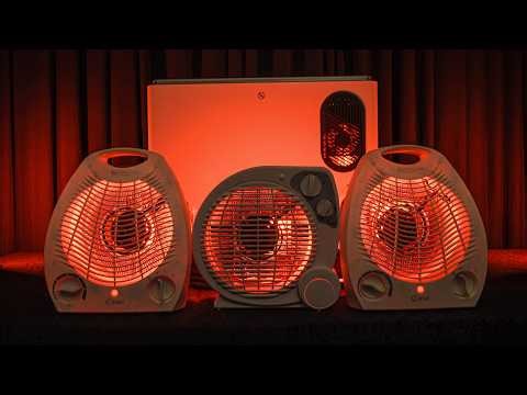 💤 4 Fan Heater White Noise Blended with Deep Box Fan for Instant Sleep 😴