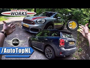 Mini Countryman 2017 JCW 231HP & 224HP Cooper S Hybrid REVIEW POV Test Drive by AutoTopNL