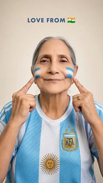Argentina Trending Song | Love From India 🇮🇳❤️🇦🇷 #argentinasong #fifaworldcup2026 #messi