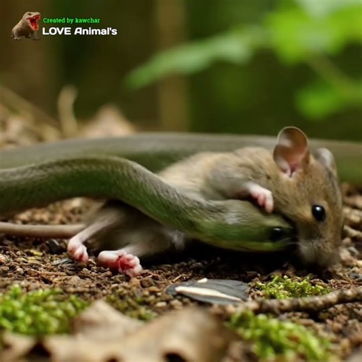 Mouse vs Snake: Struggle for Survival 🐭Caught in Mouse’s Last Fight!” 😱🙄😲 #animals #shorts #amazing
