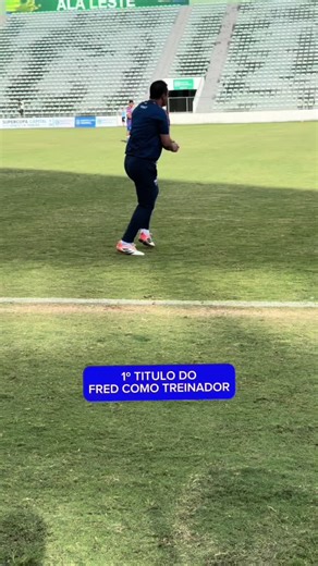 Fred campeão pela primeira vez como treinador #fortaleza #fred