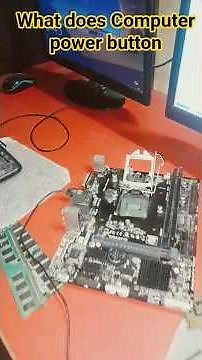 What does Computer power button #computerknowledge #computereducation #computerhardware