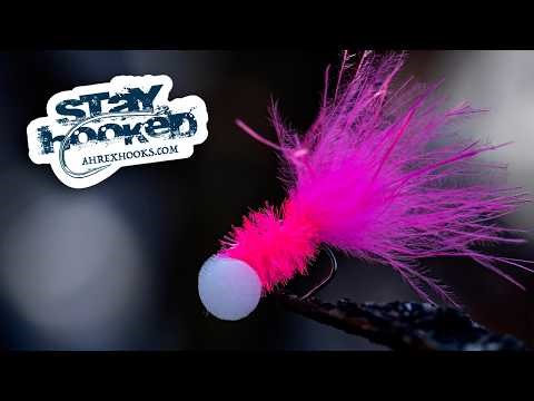Pink Booby for rainbow trout - Flytying toutorial - by Håkan Karsnäser