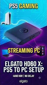 Elgato HD60 X PS5 Setup in 30 Seconds! 🎮