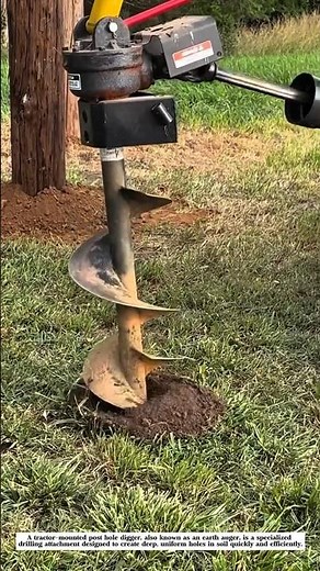 Make Perfect Fence Post Holes in Seconds!