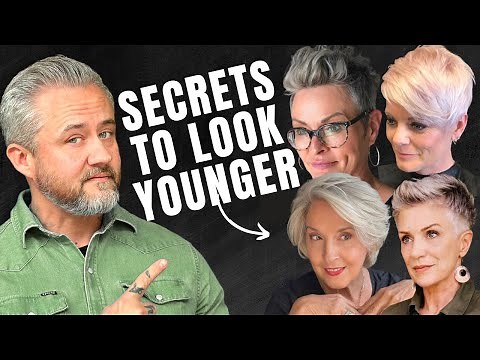 5 Short Grey Hairstyles That will make you LOOK YOUNGER AFTER 50 / GAME CHANGERS! #youthful #over50