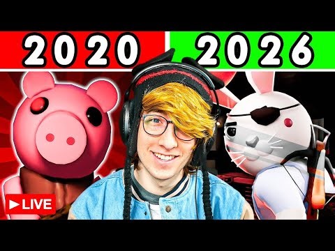 KreekCraft Playing Every Piggy Chapter Roblox (FULL STREAM VOD)
