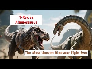 The Most Uneven Dinosaur Fight Ever: T-Rex vs Alamosaurus