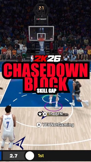 HOW TO GET A CHASEDOWN BLOCK (short version) #nba2k #2kcommunity