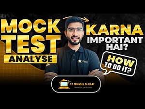 How to Analyse Mock Tests? I Step By Step Guide I Should You Analyse Mock Tests? I Keshav Malpani