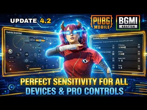 4.2 NEW UPDATE 🔥 ZERO RECOIL SENSITIVITY BGMI/PUBG