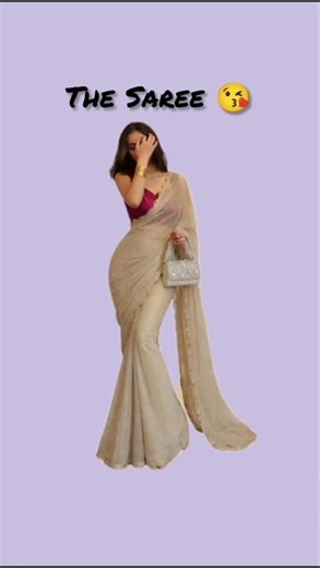 Elegant Saree Look 🤍✨ | Timeless Party Outfit Inspo |#ootdguide #fashion #outfit#fashiontrends #fyp