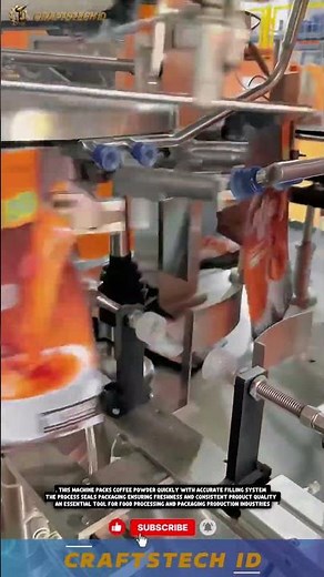 Coffee Powder Packaging Machine for Fast and Accurate Sealing Production Process #machine