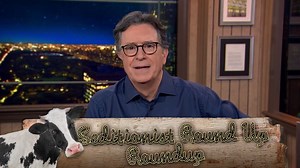 Aided by the work of internet sleuths, the FBI used facial recognition software to track down Stephen Chase Randolph, aka “Grey Carhartt Hat,” who is charged with assaulting a Capitol Police officer during the January 6th insurrection. | The Late Show with Stephen Colbert