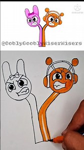 sprunki oc oren ^pinki phase 3(from you tube ) 😨😱🥰#sprunki #drawing #fyp #incredibox