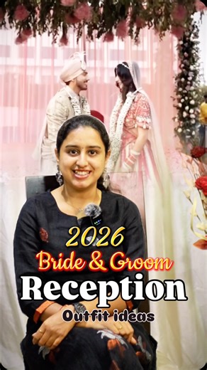 Shreyy🦋 | 2026 bride & groom reception outfit ideas 💍✨Pinterest-style colour combinations to make your reception look classy, elegant & perfectly... | Instagram