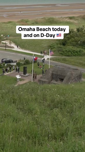 CBS News visited sites from iconic photos taken on Omaha Beach during D-Day – and how they look today 80 years later. #dday #omahabeach #normandy