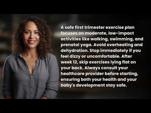 What Should a Safe First Trimester Exercise Plan Include?