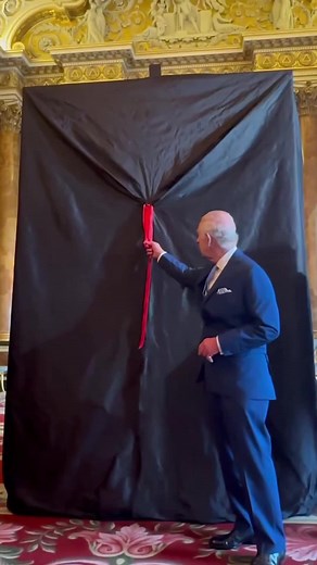 Royal Portrait: King Charles III Commissioned Painting of Ryan Gosling by Rory